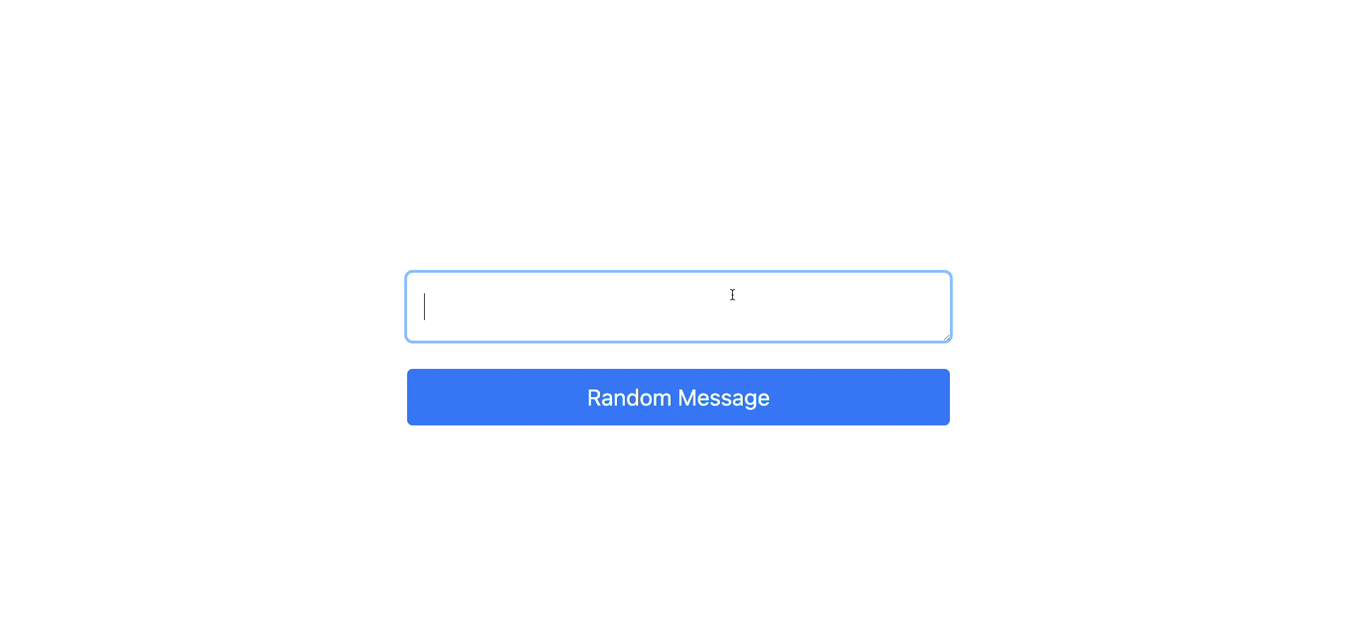 Screenshot of the solution